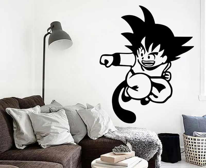 Wukong Драконий жемчуг Z Виниловая Наклейка Окно стена DBZ аниме Вегета украшение для
