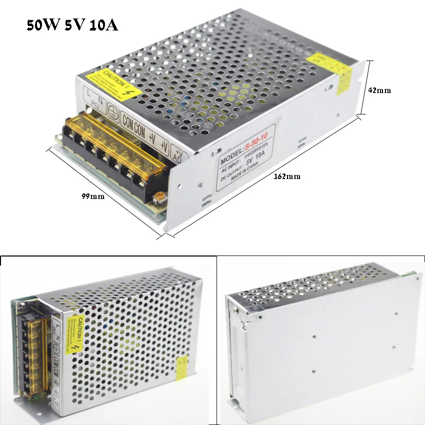 Импульсный источник питания 5 В 2a 3a 5a 10a 20a 30a 40a 50a 60a ac 220 В к dc 5 В блок питания 5 вольт alimentatore smps