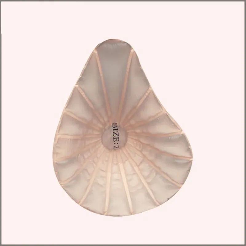 値段 Topleeve Trucool二重層通気性軽量シリコーンゲル乳房プロテーゼフォームエンハンサー外部スパイラル乳房切除