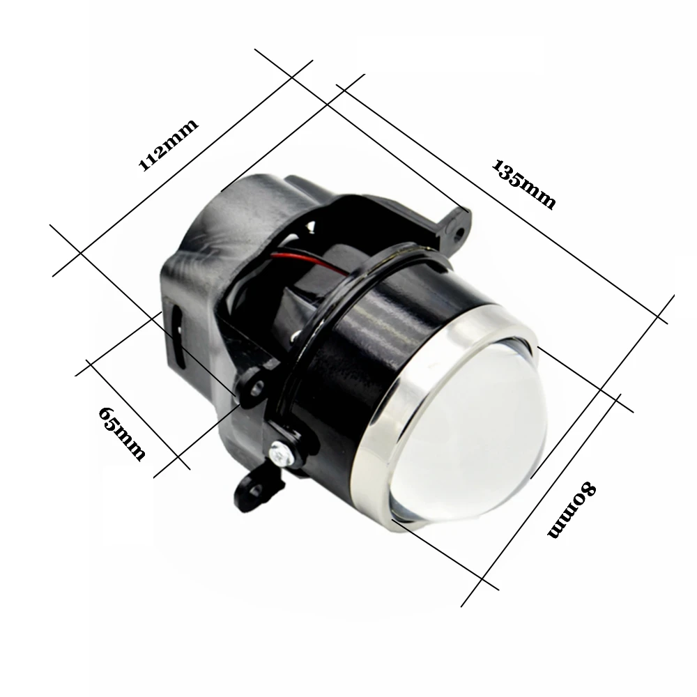 3 0 дюйма D2H H11 HID Bi xenon противотуманные линзы для проектора Универсальный кронштейн
