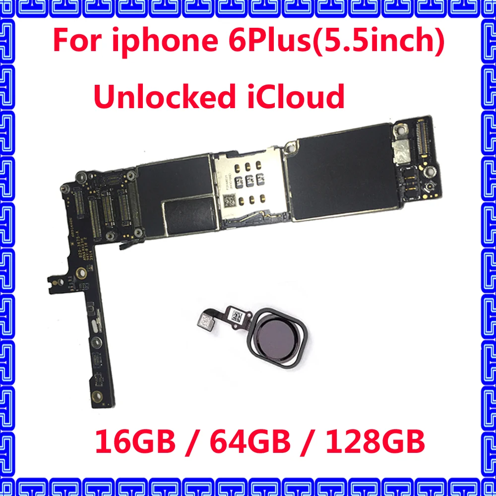 Заводская разблокированная материнская плата для iPhone 6 Plus с/без Touch ID