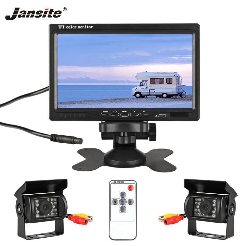 Jansite 7 &quotTFT LCD проводной HD автомобильный монитор дисплей камеры обратная камера