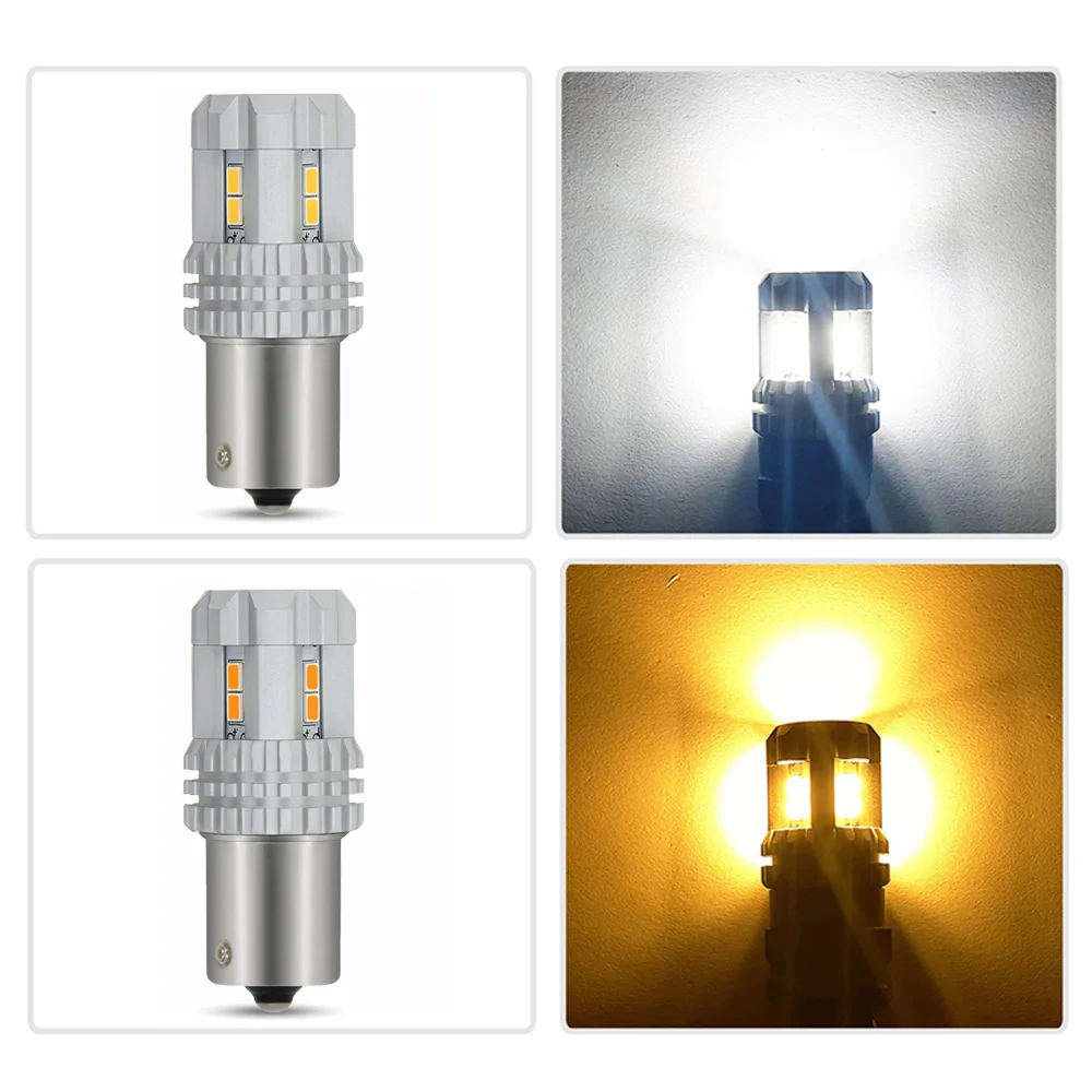 OXILAM 2 шт. P21W LED 1156 7506 BA15S светодиодные лампы DRL автомобильные огни сигнал поворота