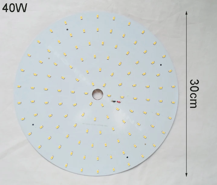 Новый 5730SMD 40 Вт светодиодный источник света LED PCB disc dia30cm теплый белый холодный