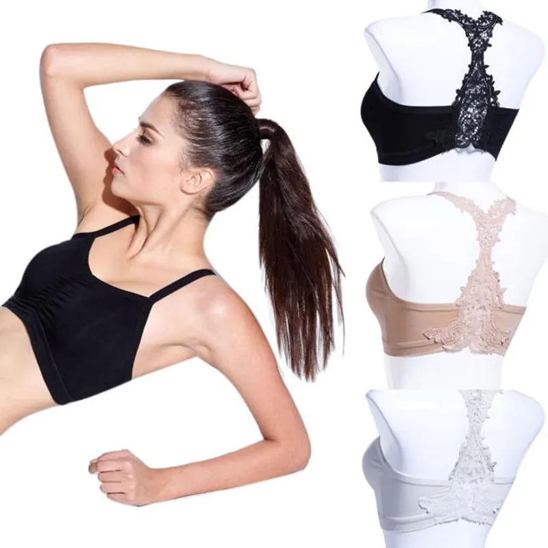 Женский бюстгальтер без косточек с вырезами сзади кружевной тонкий бандаж для