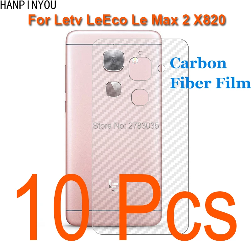 

Прочная 3d-пленка для Letv LeEco Le Max 2 X820, 10 шт./Лот, 5,7 дюйма, с защитой от отпечатков пальцев, прозрачная задняя пленка из углеродного волокна, прот...
