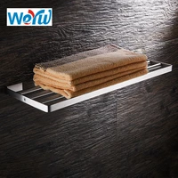 weyuu bathroom accessories towel rack 304stainless steel wall mounted towel holder bathroom shelf brushed nickel