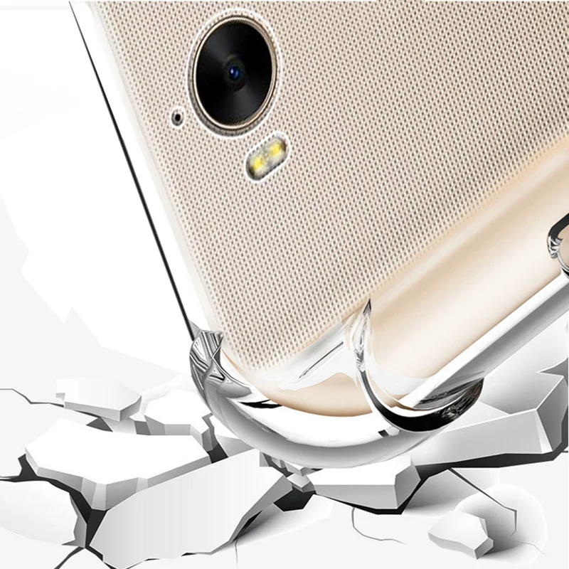 Чехол для Huawei Y6 2017 мягкий прозрачный чехол из ТПУ с подушкой безопасности