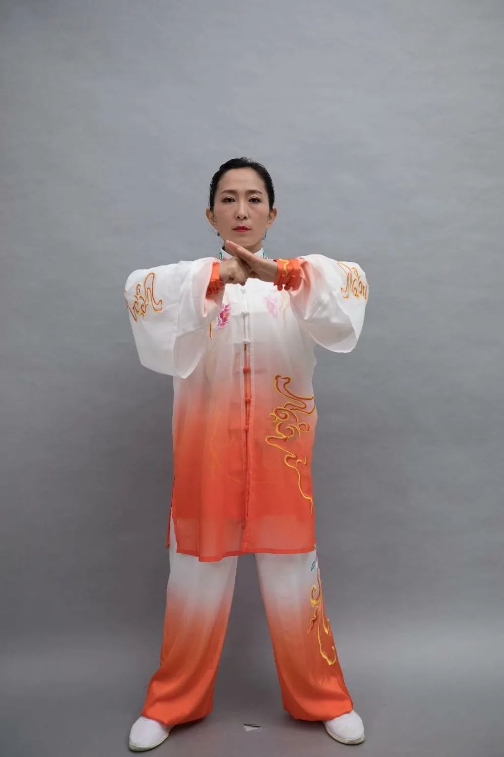 Wushu taichi одежда тайцзи changquan Униформа боевые искусства соревнования вышитые