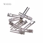 10 шт. 45 мм двойной зубец Аллигатор Заколки для волос плоские металлические бутик шпильки без зубцов для Сделай Сам DIY бигуди для волос аксессуары для стайлинга