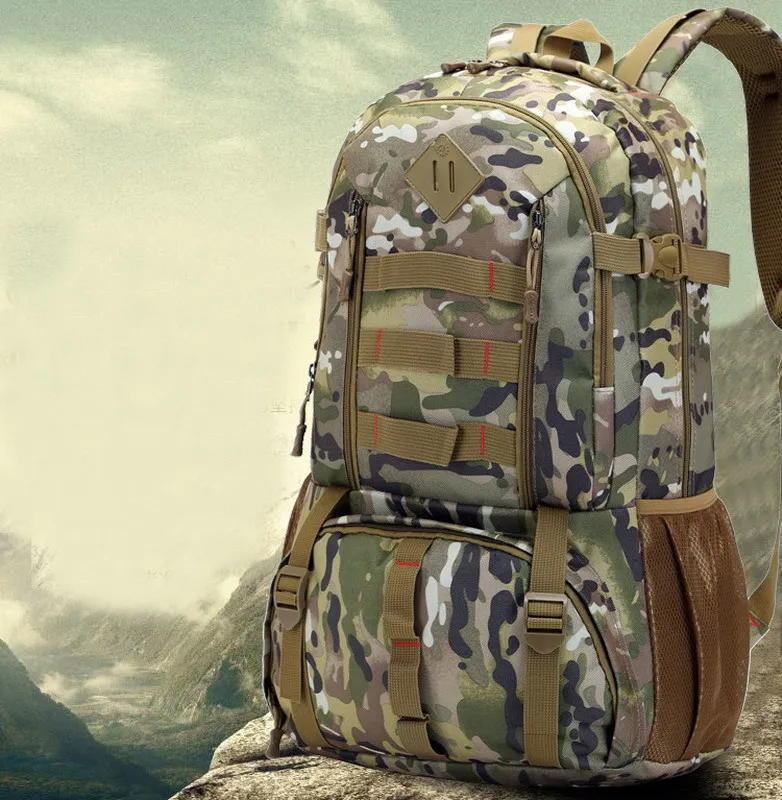 Мужской рюкзак JACALINTERO водонепроницаемый камуфляжный для путешествий 50 л|backpack travel