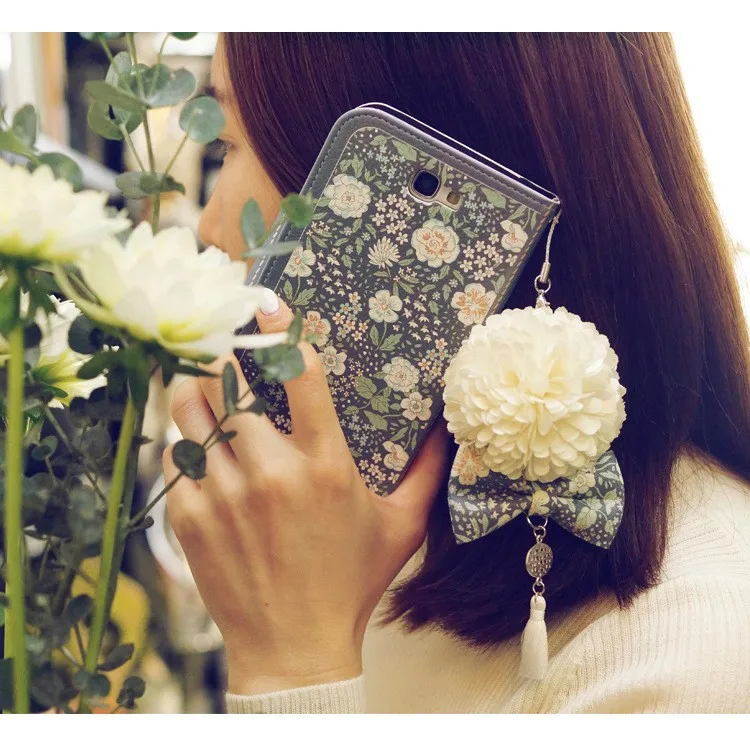 Jasmine Flower Флип Бумажник Сумочка кожаный чехол для iPhone 11 Pro XS Max XR X 8 7 6 Plus samsung Galaxy Note 10 9 8 S10/Plus