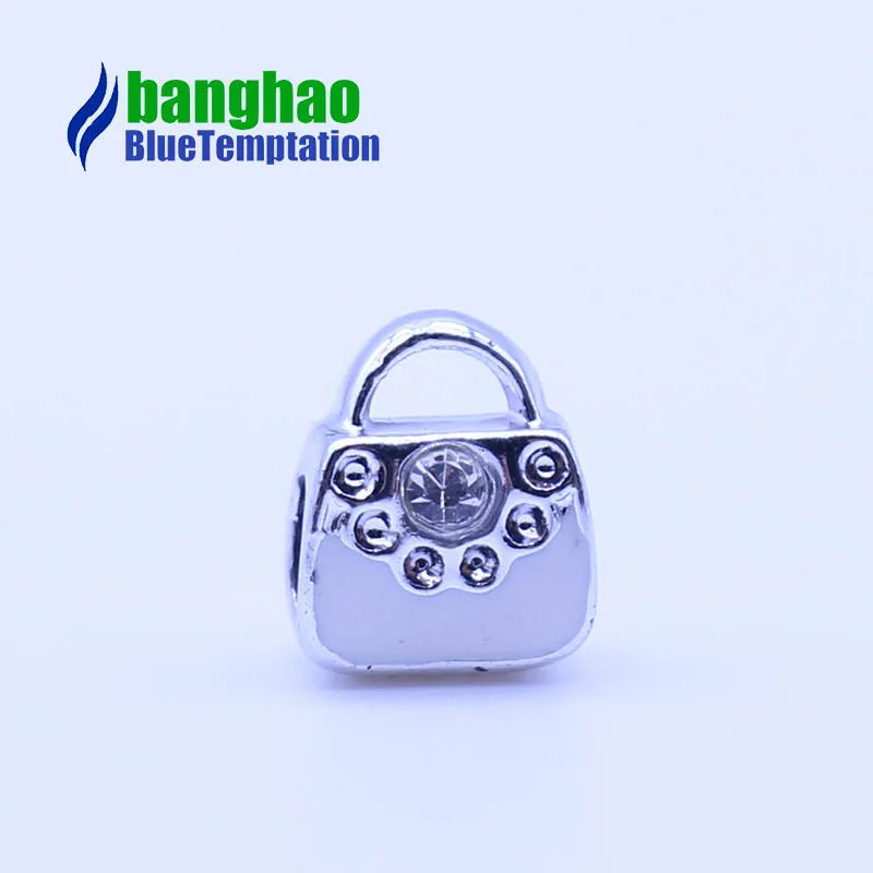 Женская сумка в форме браслета plata de ley Очаровательная эмалированная бусина для