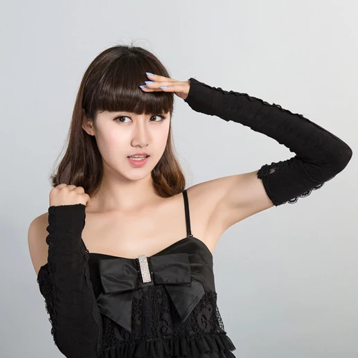 2018 Новое поступление модные женские наручные руки теплые длинные трикотажные