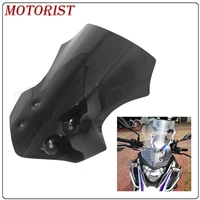 motorcycle for bmw g310gs 2017 2018 windshield abs plastic black and clear 2 color windscreen motorcycle accessories motorist