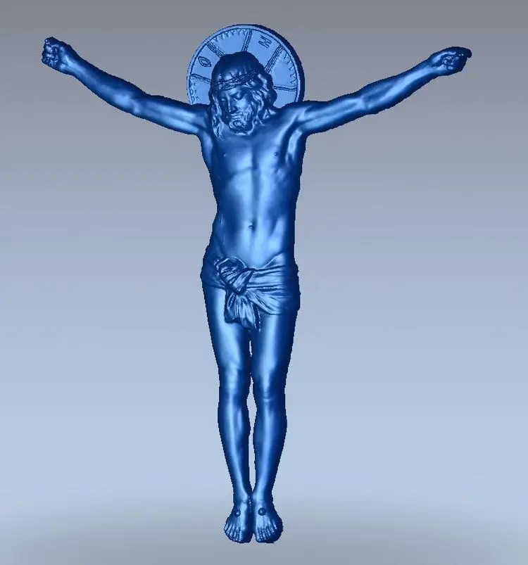 3d модель рельef для ЧПУ в формате STL Jesus_10|3d model relief|3d relief modelfor cnc |