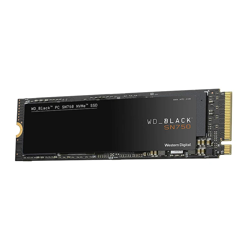 Твердотельный накопитель WD SSD черный NVMe 3D NAND 500 Гб M.2 2280 WDS500G2X0C 3400 дюйма|Внутренние