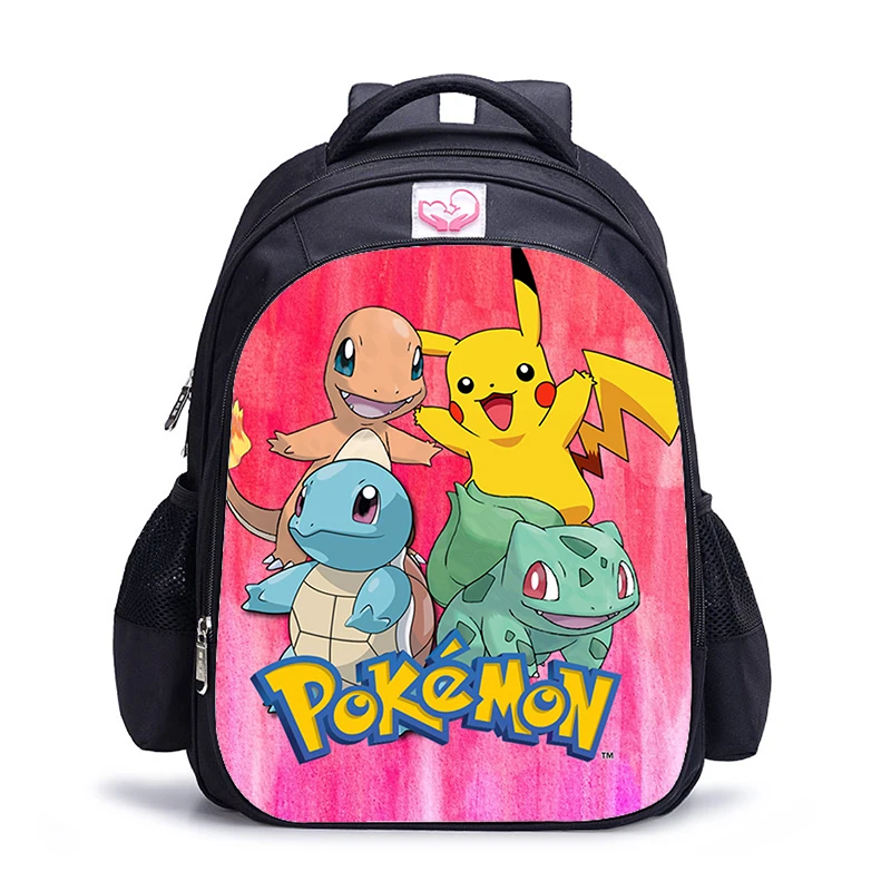 1pc pokemon 16 16 дюймов Pokemon Haunter Eevee детские школьные сумки ортопедический рюкзак детский школьный рюкзак для мальчиков и девочек Mochila Infantil сумки с рисунком - Цвет: 1pc pokemon 16