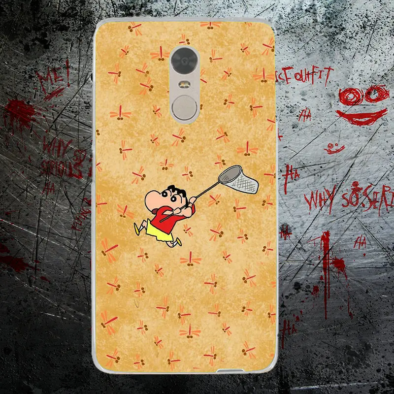 Классные мягкие чехлы из ТПУ с узором Crayon Shin Chan для телефонов Xiaomi Redmi Mi Note 4X 2 3 3S 4A 5 6