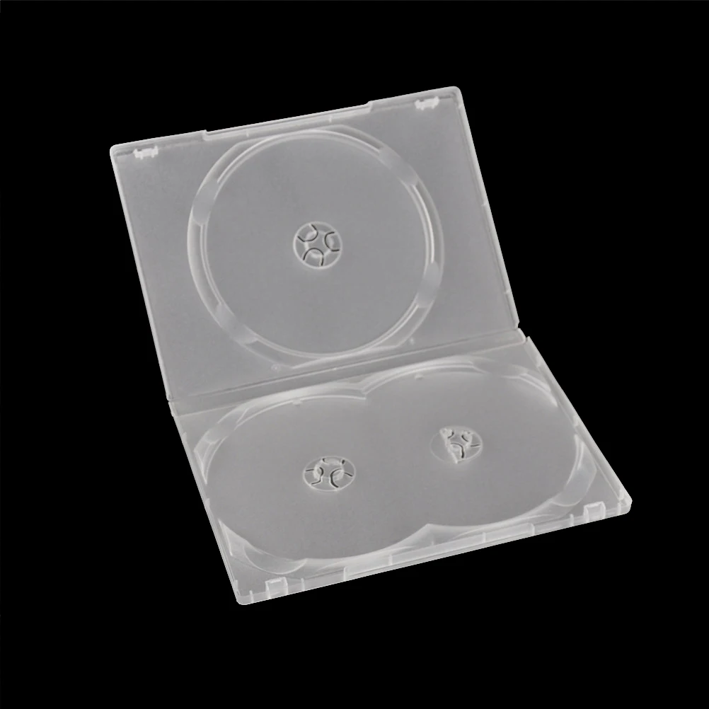 2 шт. пластиковый трехемкий дисковый CD держатель DVD чехол для хранения Органайзер