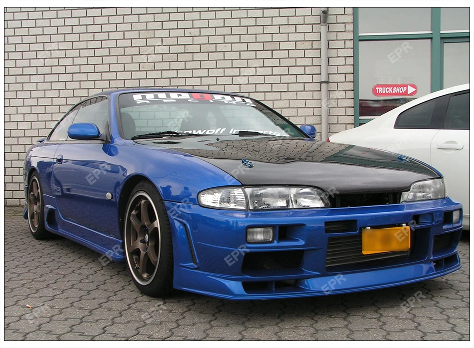 Карбоновый передний бампер Canard для Nissan S15 Silvia