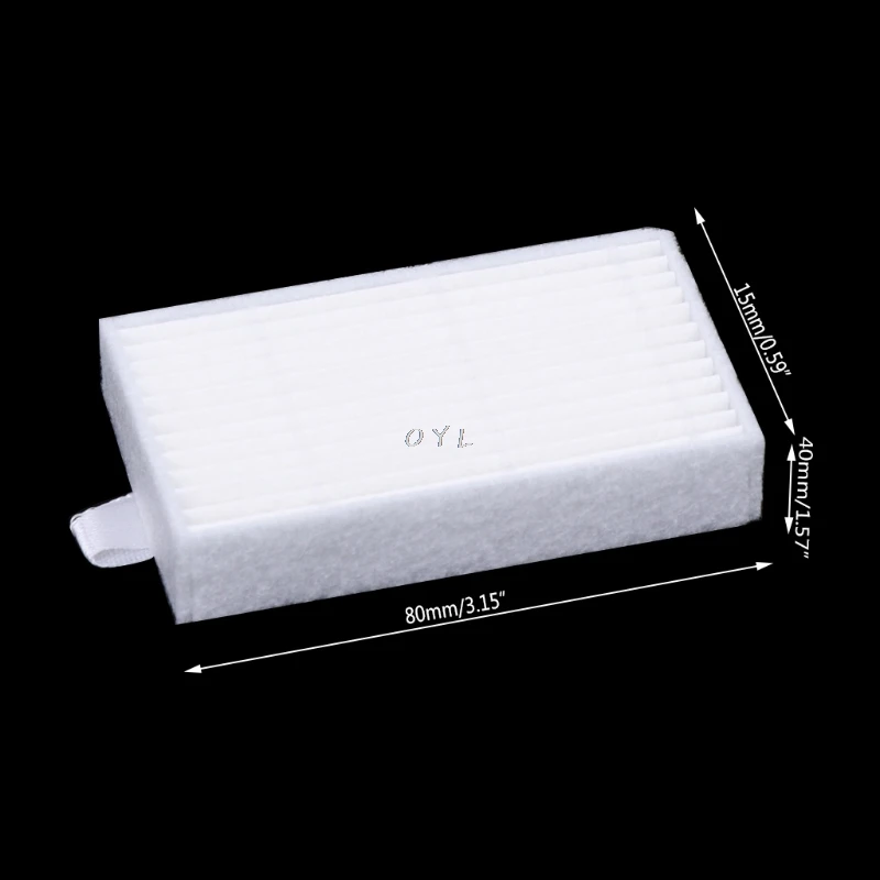 

5Pcs Replacement Filters Parts HEPA Cleaner For Cleaning Robot Vacuum Accessory