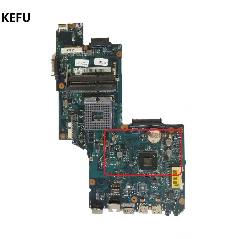 Материнская плата KEFU для ноутбука Toshiba C850 L850 H000052590 HM77 HD4000 DDR3 100% рабочий |