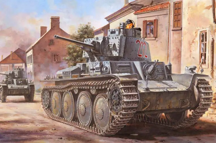 Модель HobbyBoss 80138 1/35 немецкий Pz.Kpfw. / Pz.BfWg 38(t) Ausf. B | Игрушки и хобби