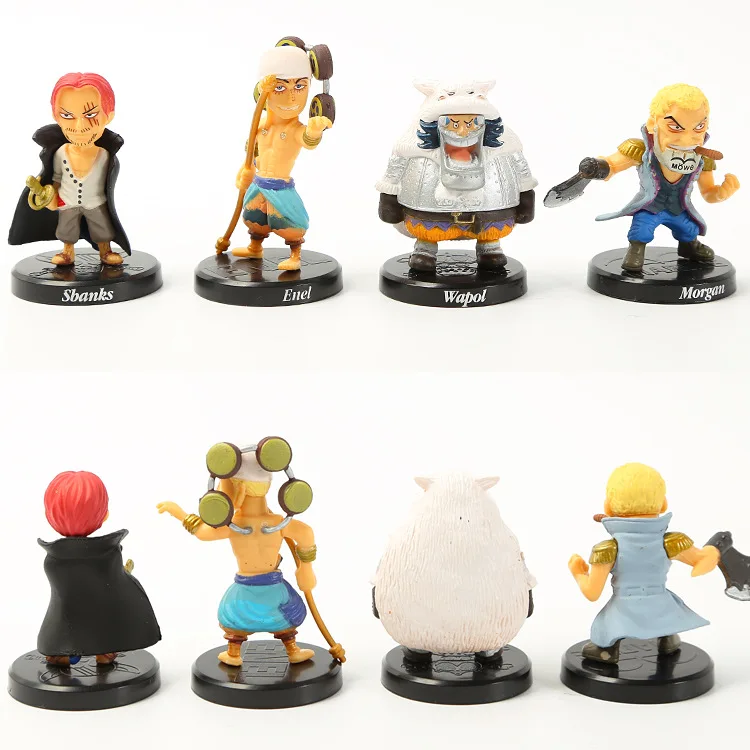Аниме One Piece Luffy Sabo Shanks Lucci крокодил Moria Buggy Enel Kuro ПВХ Фигурки Коллекционная модель