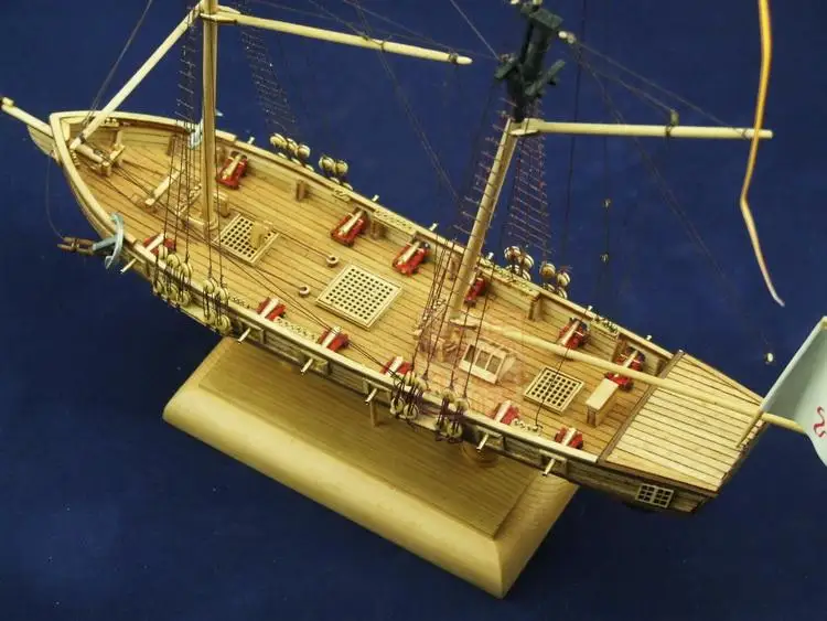 Новый масштаб 1/70 модель корабля фрегат лодка лазерная резка дерево парусник