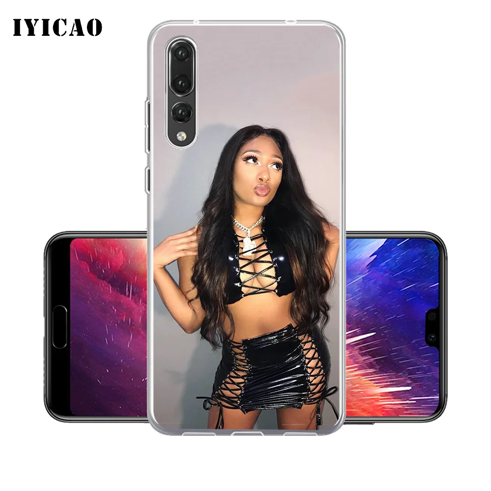 IYICAO Megan Thee жеребец Мягкий силиконовый чехол для телефона Huawei P30 P20 Pro P10 P9 P8 Lite P Smart TPU