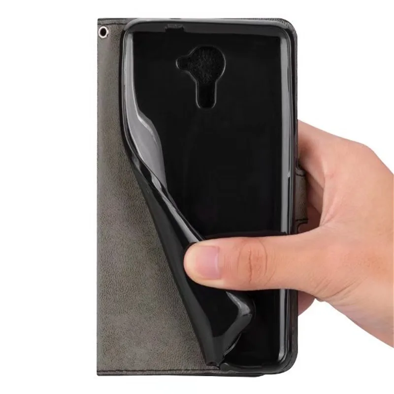 Чехол для Wiko у себя Prime 5 0 дюймов Роскошные шлепанцы новые кожаные PU чехол ufeel