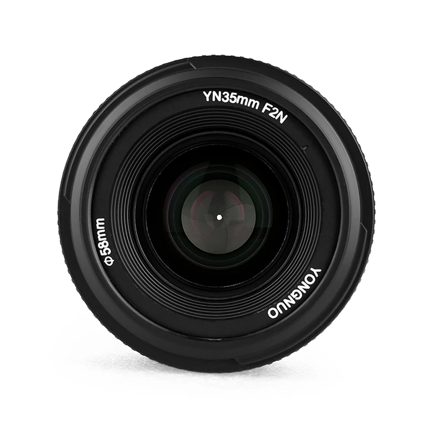 YONGNUO YN 35 мм F2 объектив для камеры Nikon Canon EOS yn35мм объективы AF MF широкоугольный 600D 60D