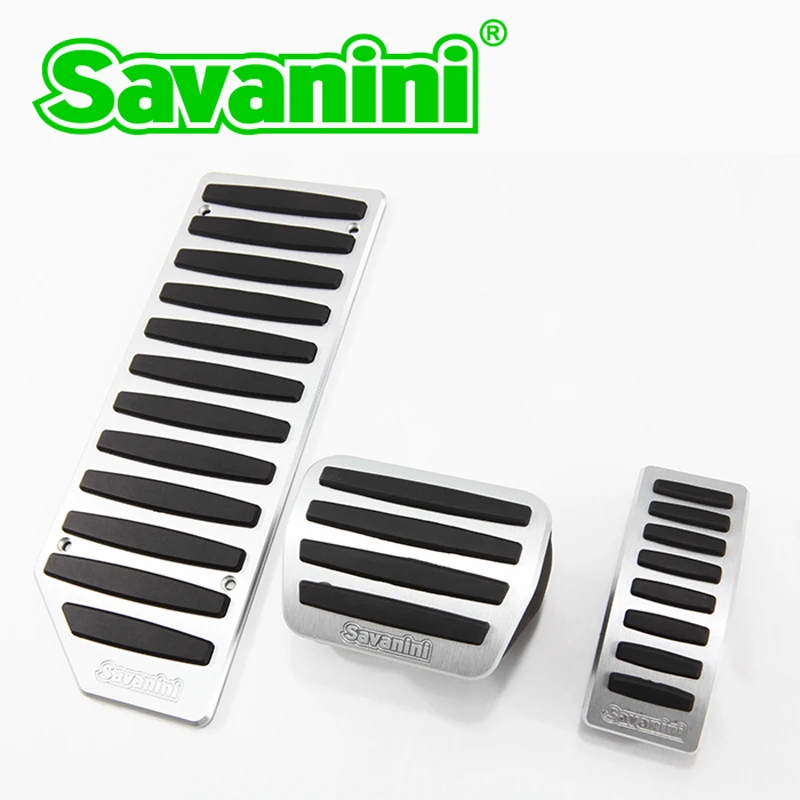 3 шт. алюминиевый нескользящий чехол для педали газа тормоза VW Polo 2010 2016 AT|brake pedal