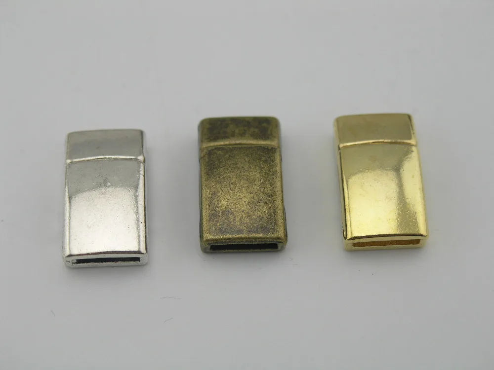 

3 Colors--10 Sets 10.0mmx2.0mm Magnetic Clasp For Licorice Leather Cord--CLP1246