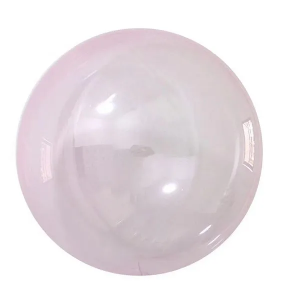 pink 5 шт. новые круглые шары 18 дюймов Кристальные цветные прозрачные шары для свадьбы, дня рождения, вечеринки, украшения, Пузырьковые Прозрачные Шары - Цвет: pink
