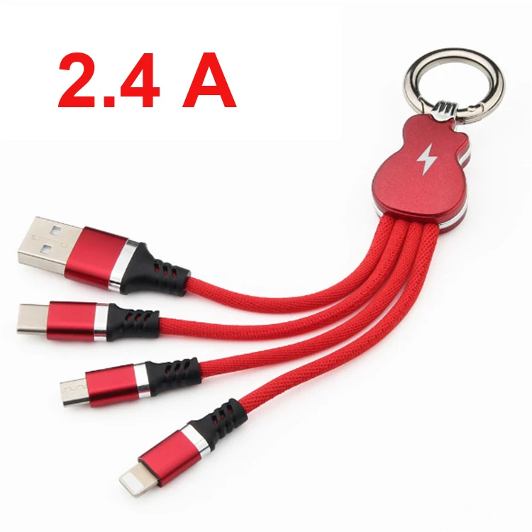 3 в 1 USB кабель для iPhone xs max быстрой зарядки Android Micro Type C мобильный телефон зарядный