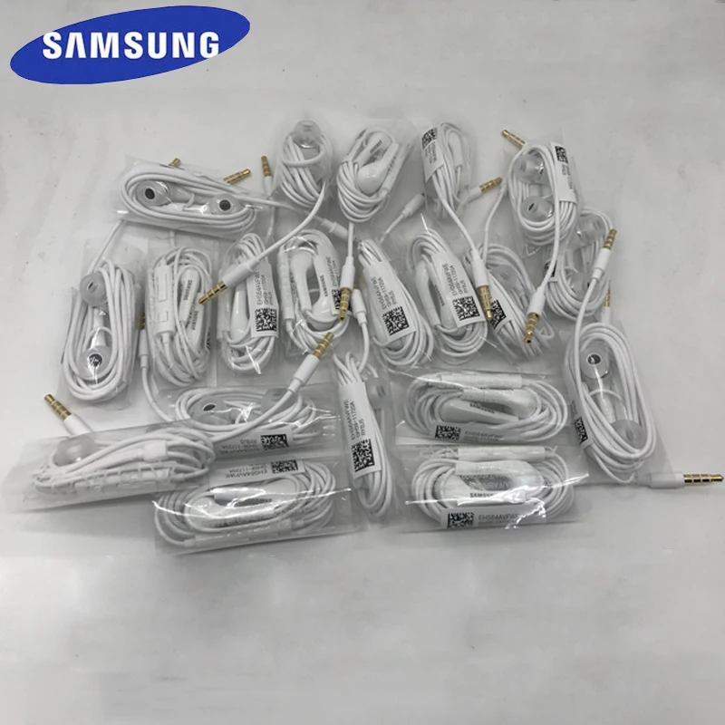 Оригинальные наушники SAMSUNG EHS64 оптовая продажа проводные 3 5 мм с микрофоном для