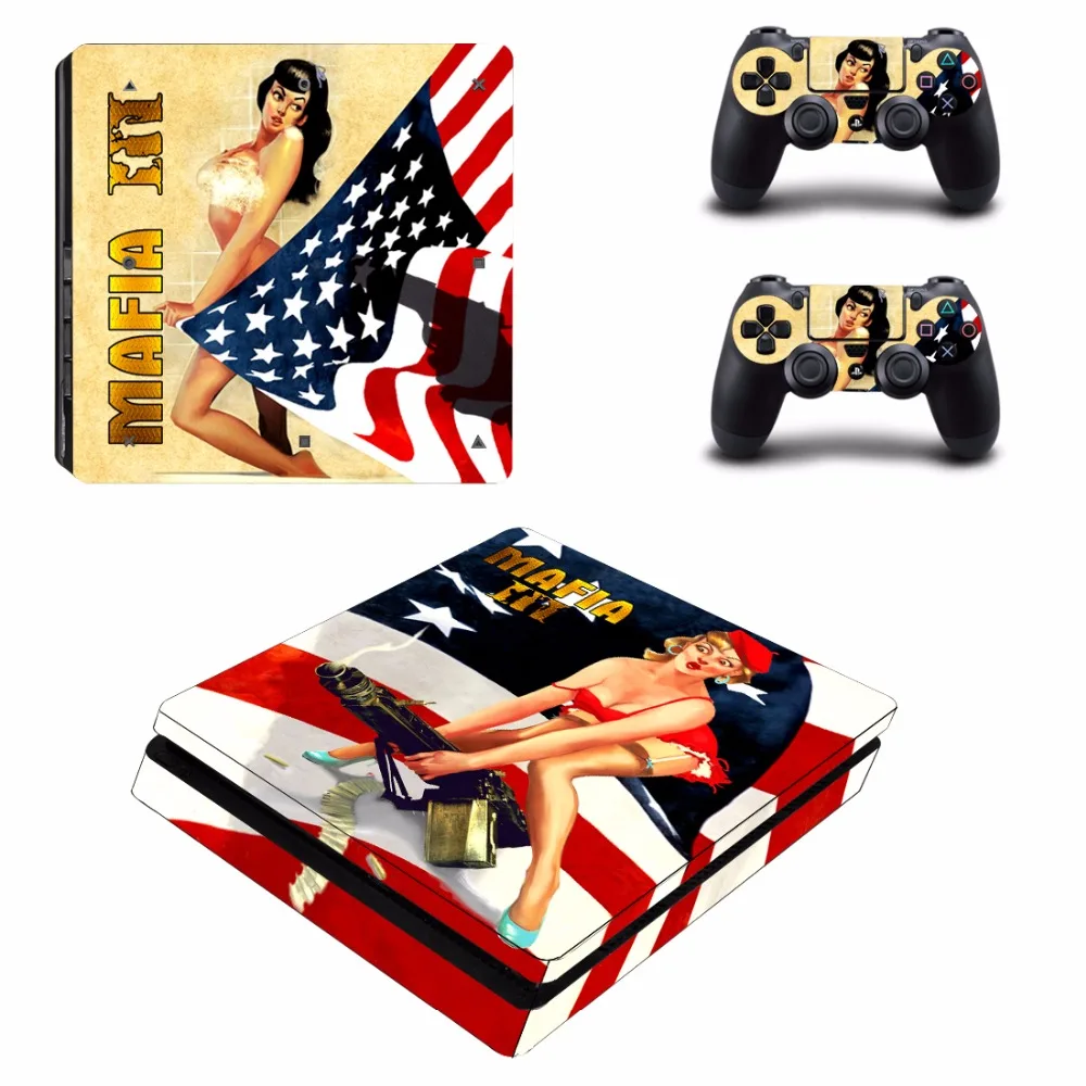 Наклейка для консоли Sony PlayStation 4 и контроллеров PS4 Slim Skins