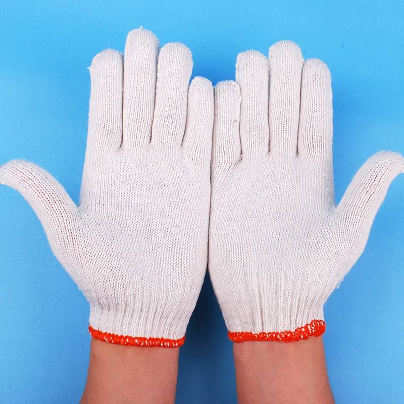 ITAX-9913 Cotton gloves labor protection work wear-resistant thickening antiskid auto repair