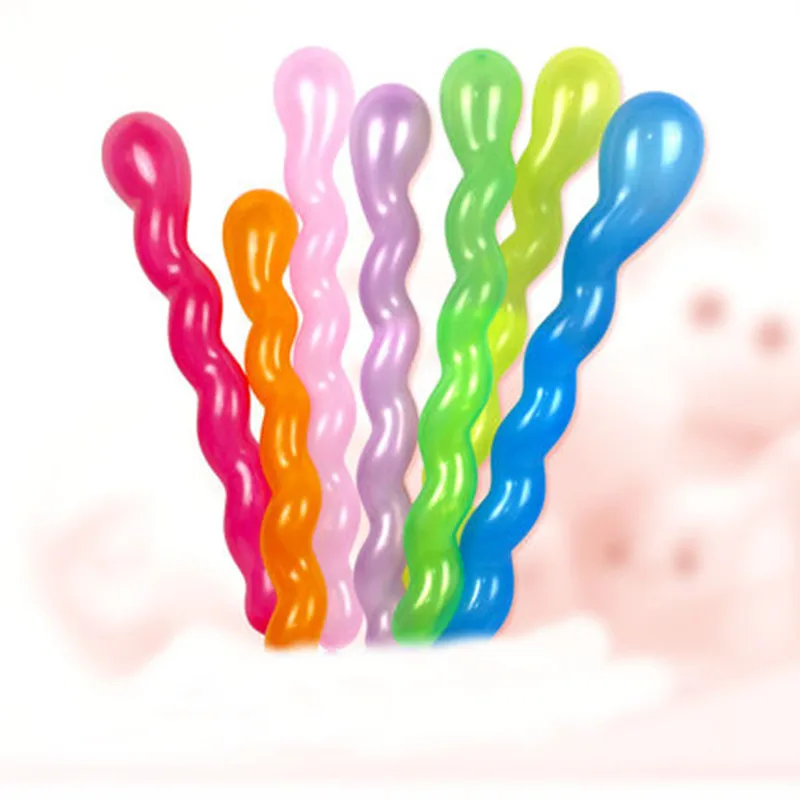 20 шт./лот разноцветные латексные воздушные шары с длинным переплетением