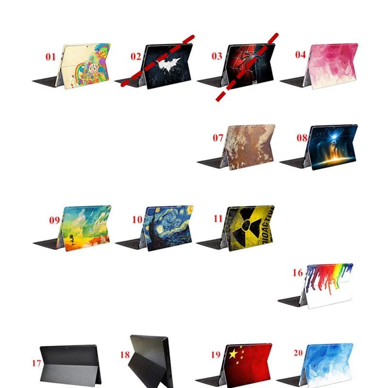 YNMIWEI для поверхности Pro4 протектор экрана Крокодил шаблон всего тела кожи для microsoft Surface pro 4 стикер
