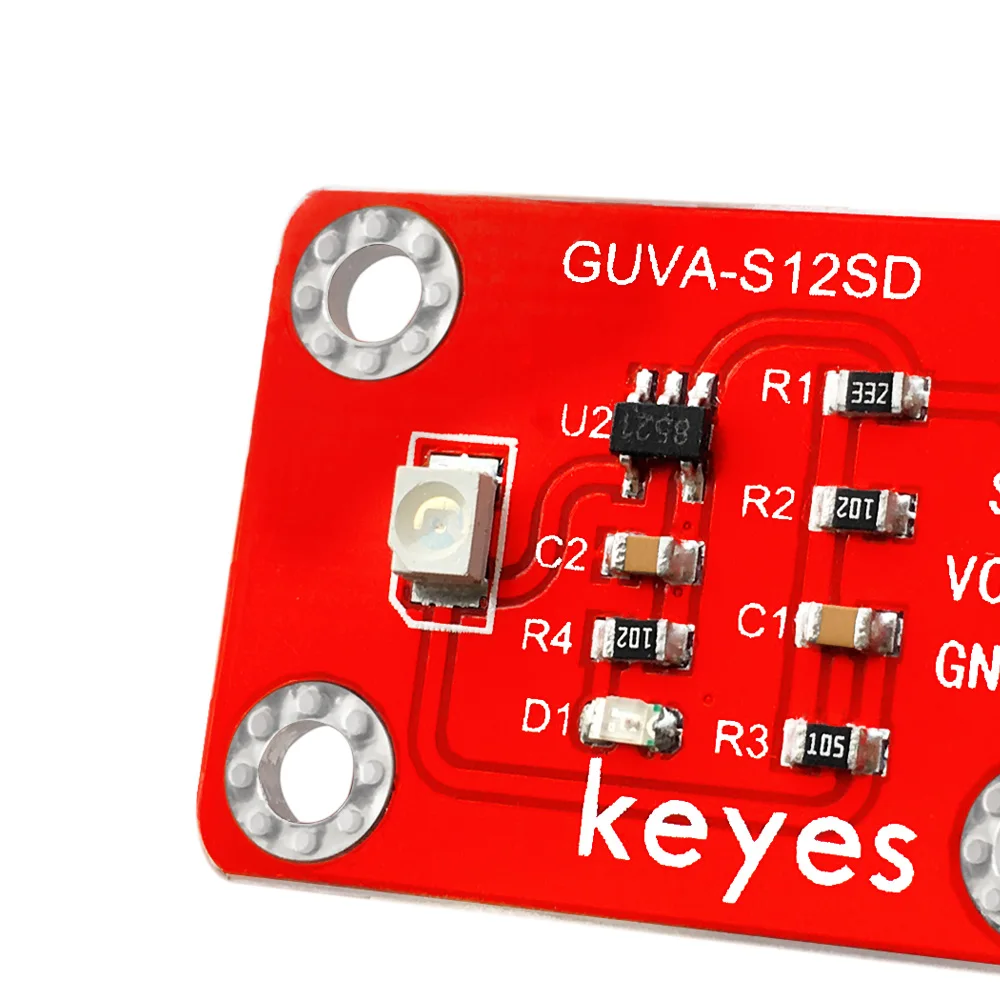 Keyes GUVA S12SD 3528 модуль ультрафиолетового датчика для Arduino/raspberry pi|module for arduino|module