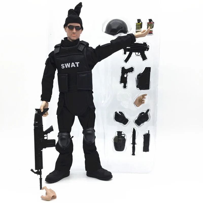NB06 SWAT PATTIZ 1/6 12 ''SWAT фигурка модель игрушки Военная армейская боевая игра игрушки для мальчиков на день рождения - Цвет: NB06 SWAT