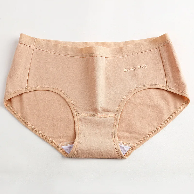 Fashion Flower Embroidered Cotton Panties Women Underwear Sexy Lingerie Thongs Underpants Ladies Pink Seamless Briefs 2pcs |