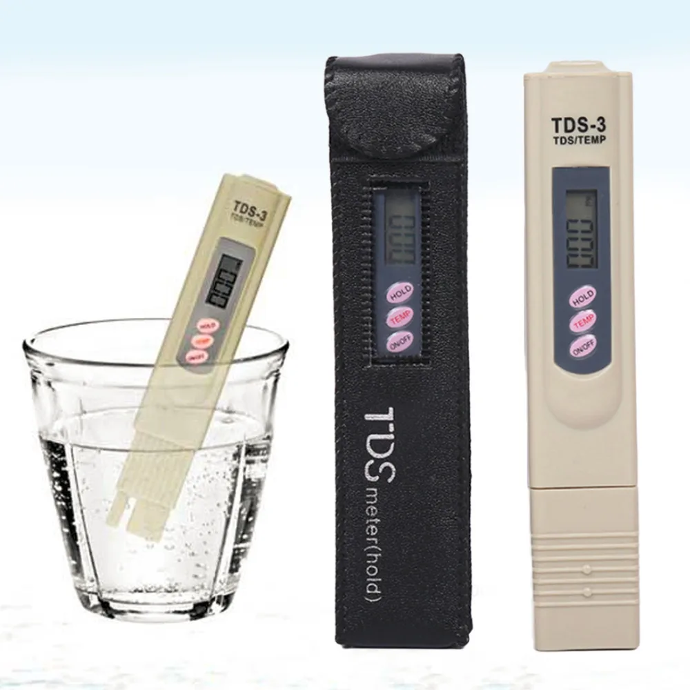 Анализатор качества воды TDS3/TEMP LCD цифровой TDS измеритель тестер-ручка с фильтром