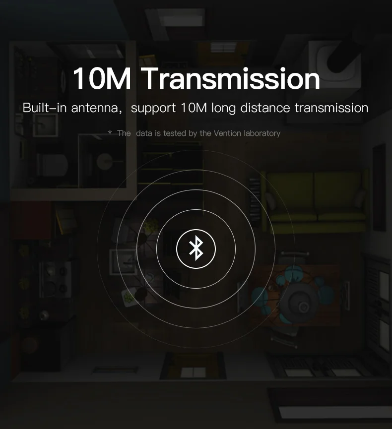 Vention Bluetooth аудио приемник передатчик беспроводной для ТВ наушники Колонки Aux 3,5 мм беспроводной Bluetooth 4,2 аудио адаптер