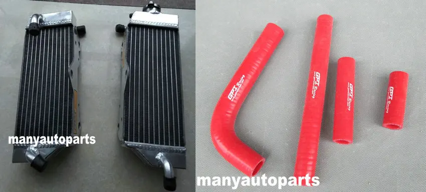 Для YAMAHA WR400F WRF400 WR400 F 1998 1999 2000 98-00 98 99 00 радиатор из алюминия и lpg газовый шланг |