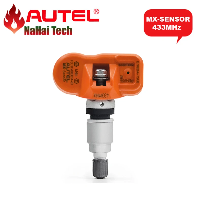 100% оригинал AUTEL mx-сенсор 433 МГц универсальное программируемое TPMS датчик MX для
