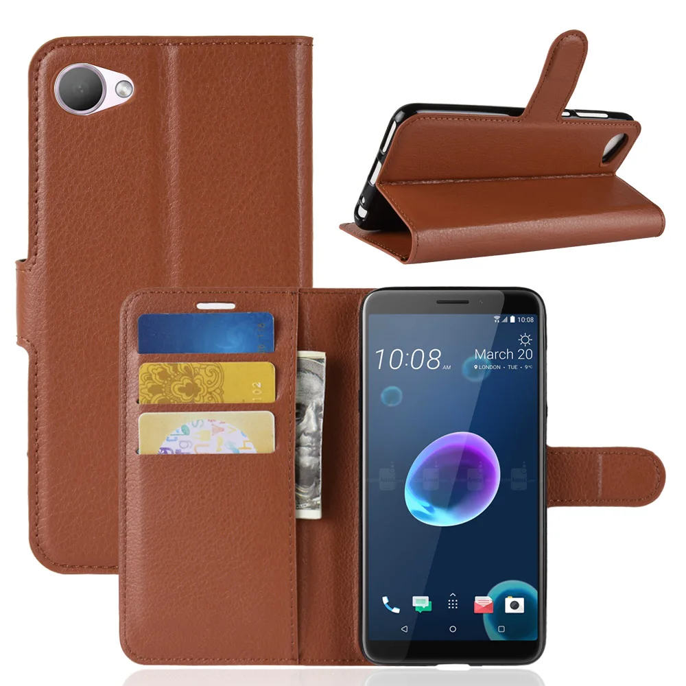 Кожаный чехол для htc Desire 12 Premium из искусственной кожи, бумажник, кожаный чехол, чехол для htc Desire 12+ D12 Desire 12 Plus